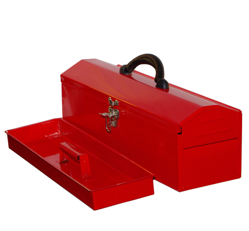 16" Red Color Tools Box